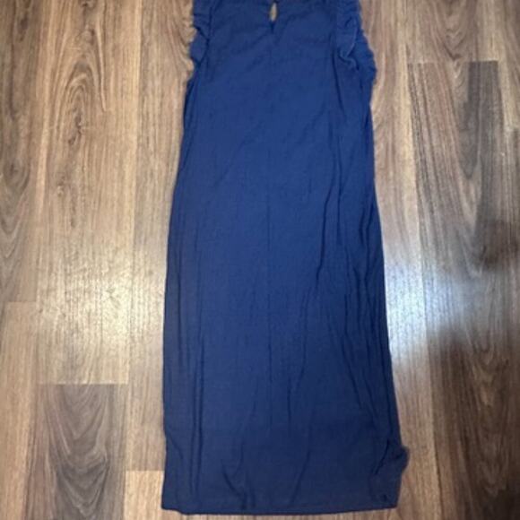 Maurices Midi Dress Women Medium Ribbed Flutter Sleeve Casual Comfortable - Picture 6 of 7